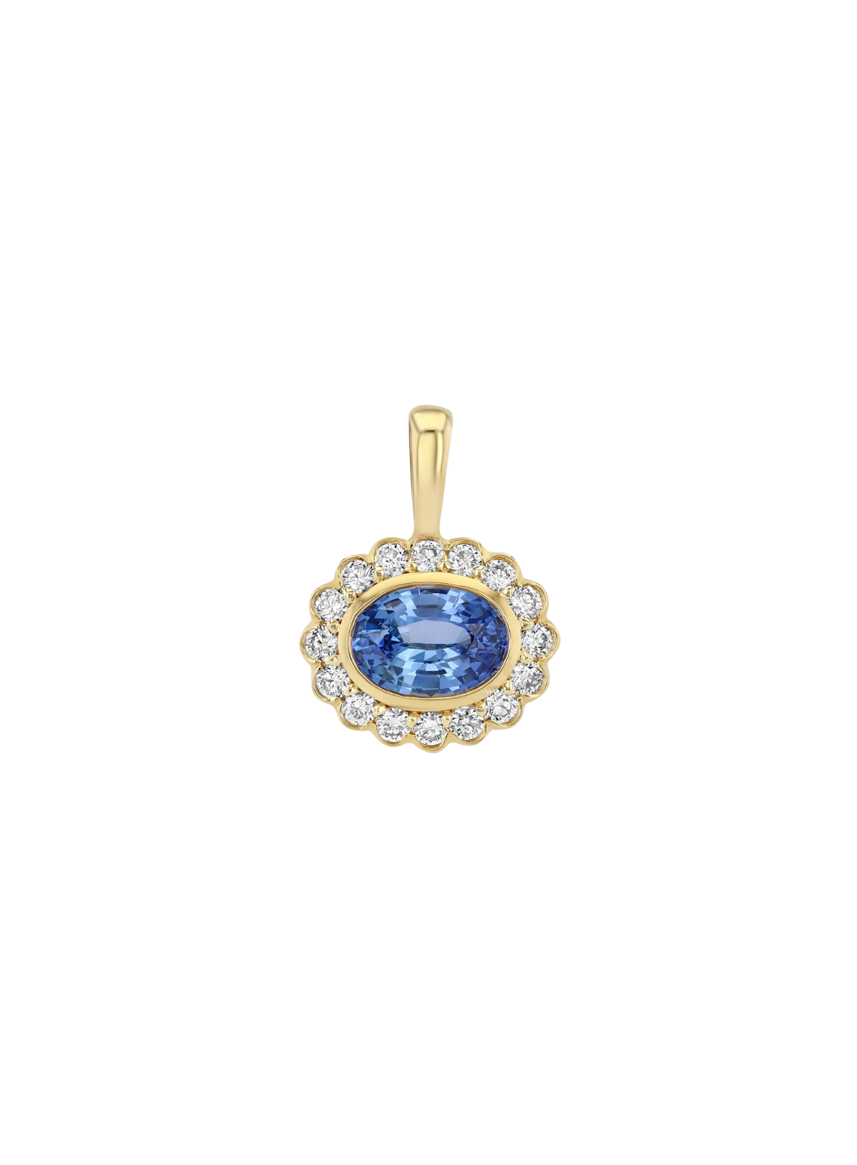 Petite East West Heirloom Pendant Ocean