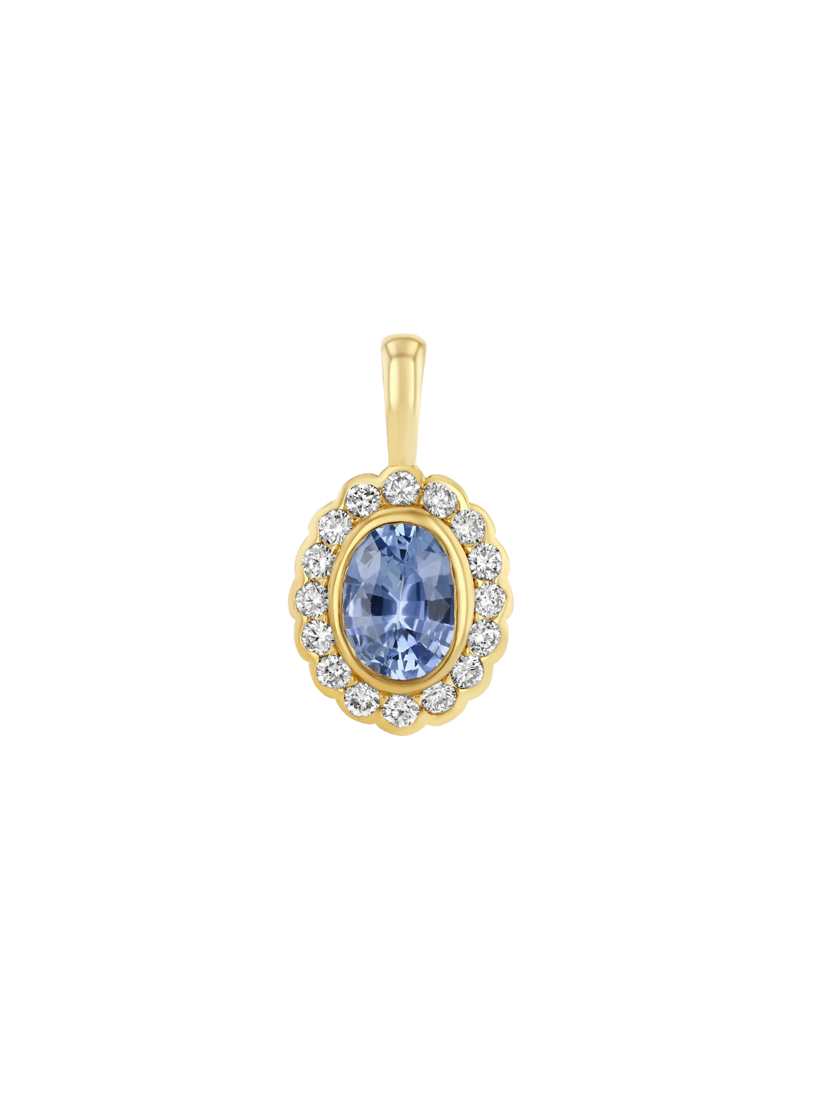 Petite Heirloom Pendant Ocean