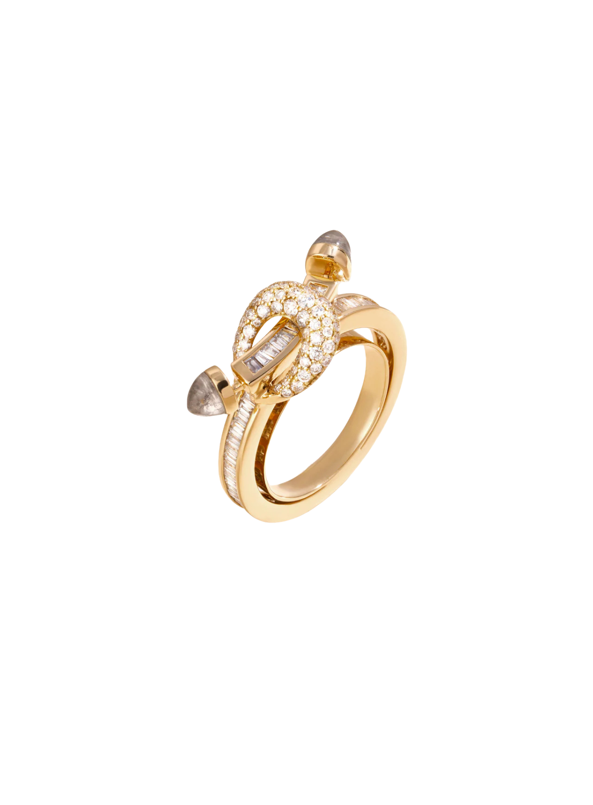 Chakra Ring Diamond (Yellow Gold)