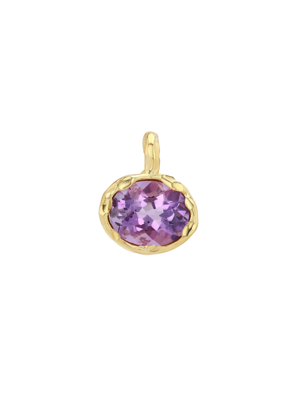 Golden Hour Charm in Lilac Amethyst - TOHM Trunk Show Exclusive