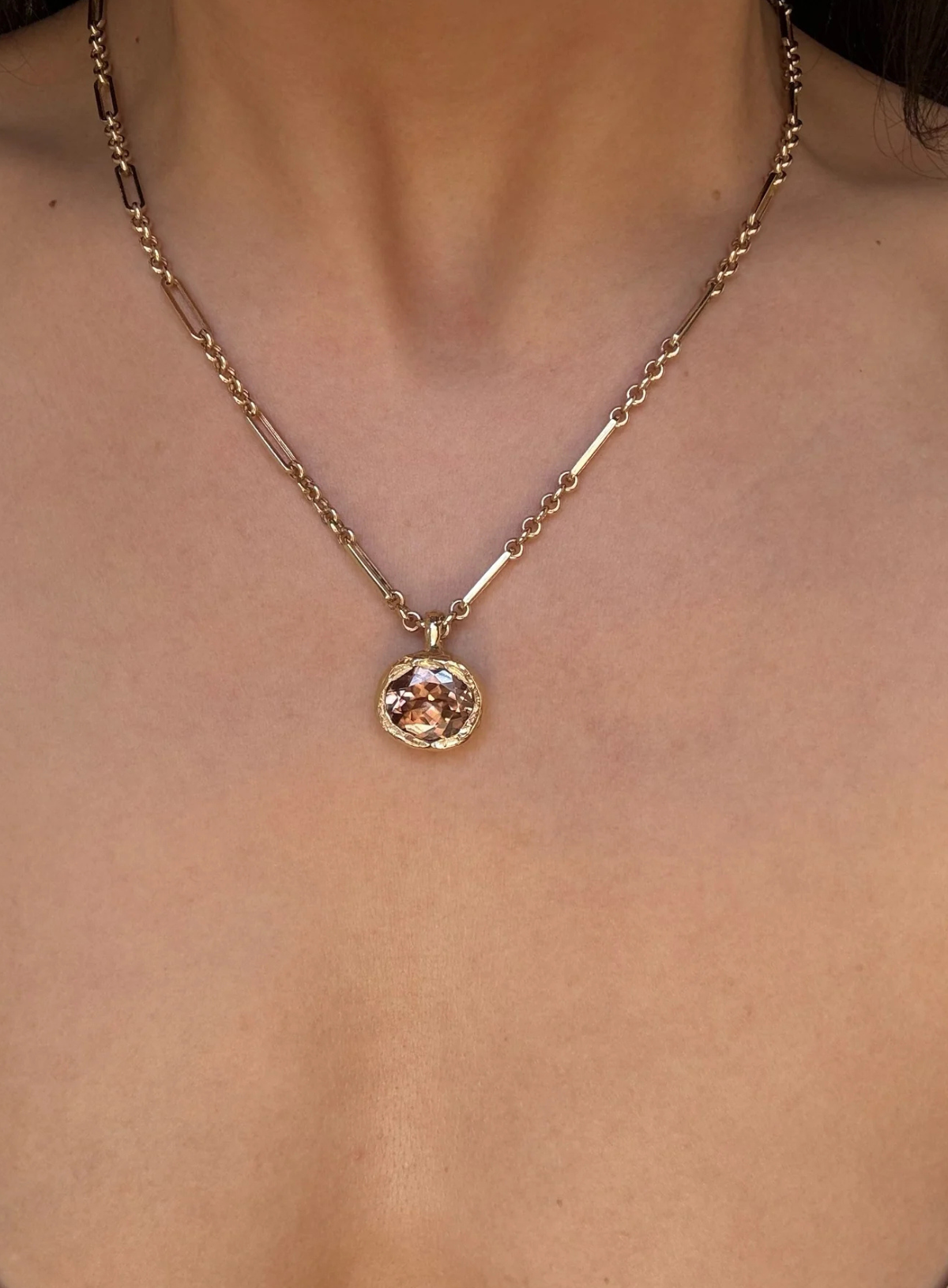 Golden Hour Charm in Bronze Zircon