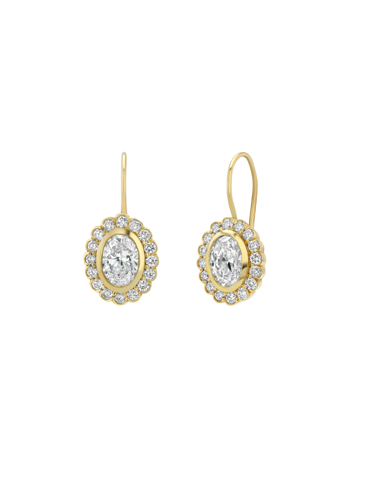 Heirloom Earrings in Snow