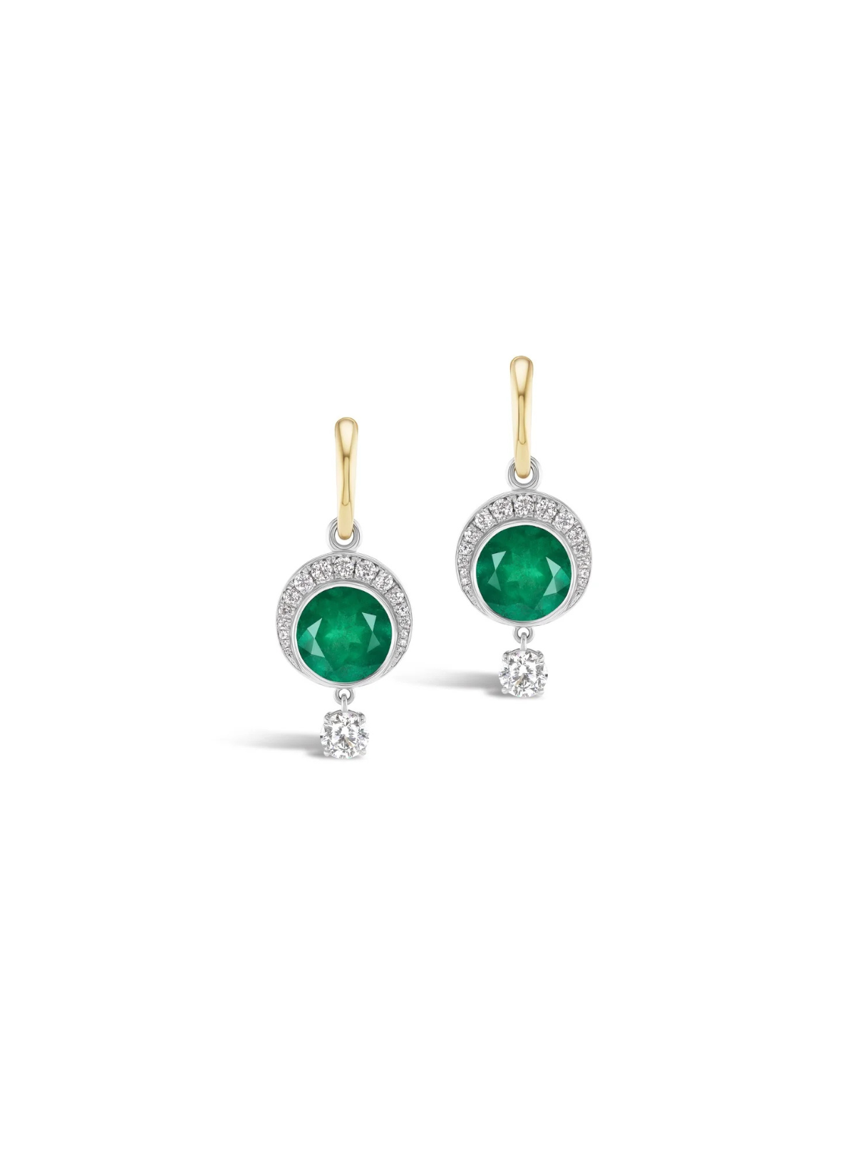 Green Emerald Grace Earrings