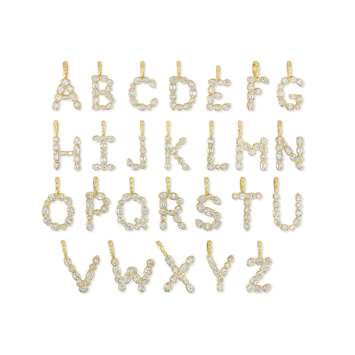 Classic Golden Hour Letter in Diamond