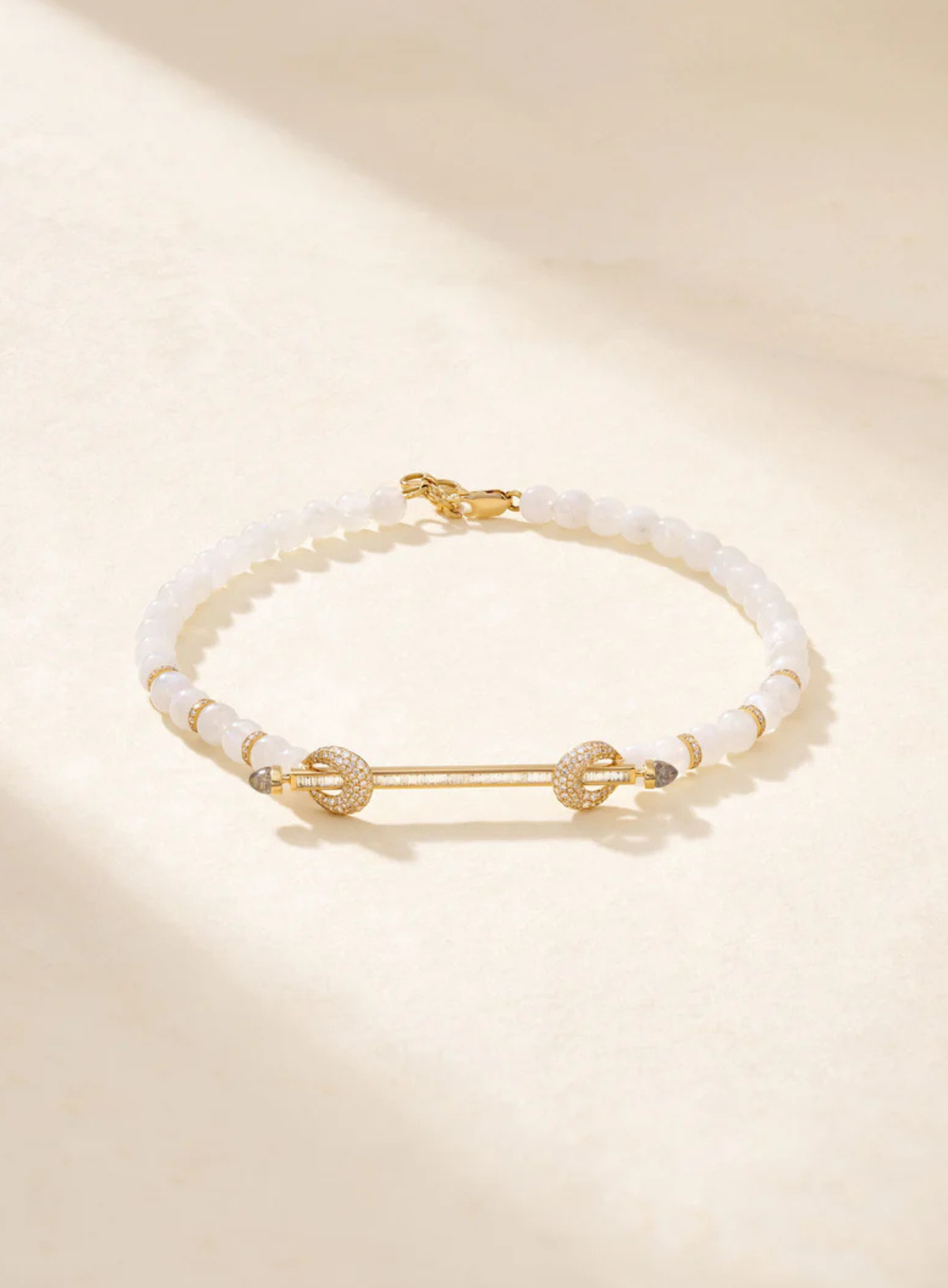 Chakra Necklace Moonstone & Diamond