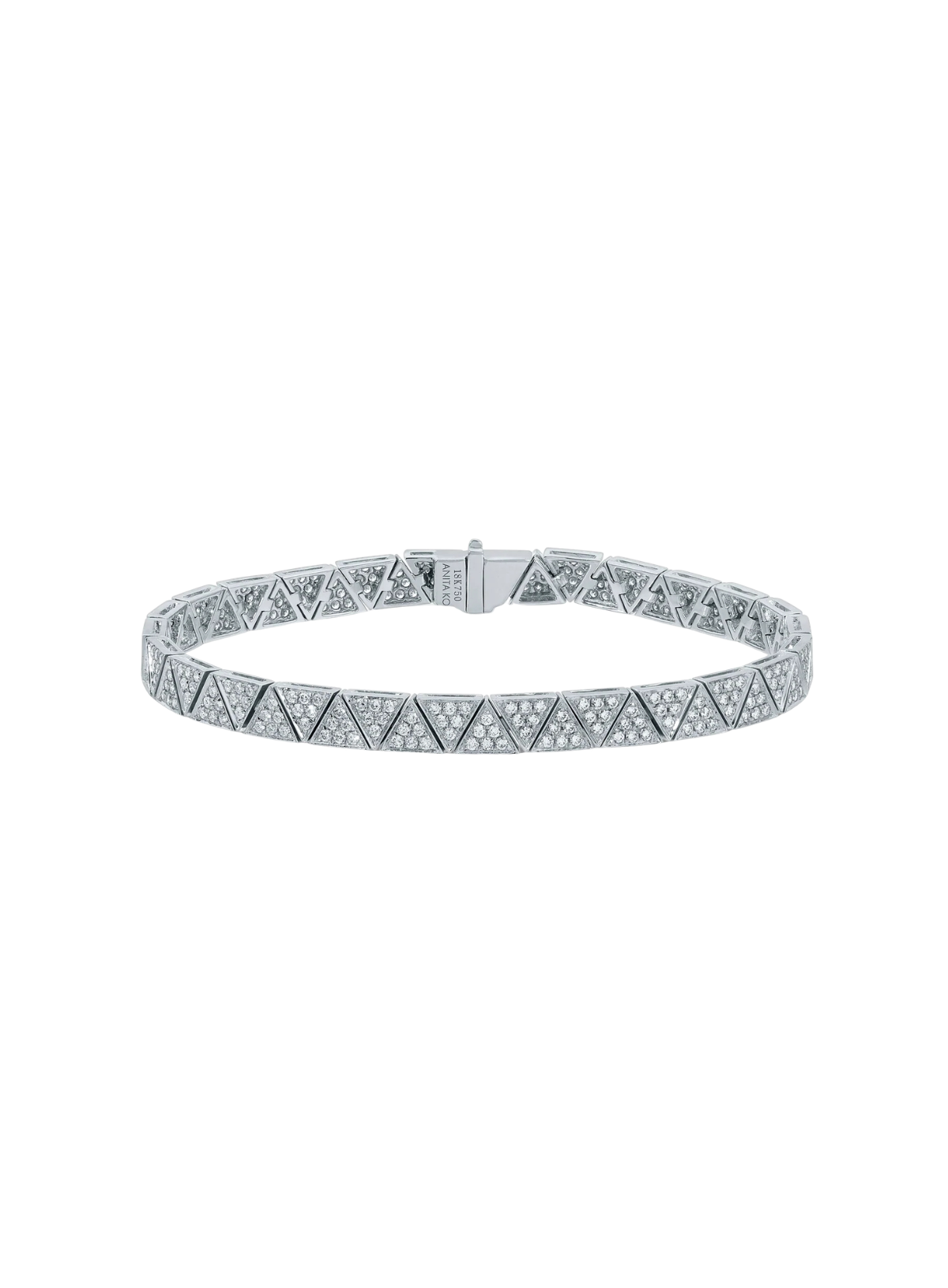 Thin Pavé Diamond Cleo Bracelet