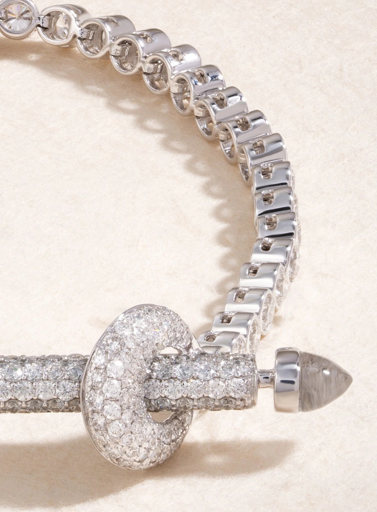 Diamond Tennis Chakra Bracelet