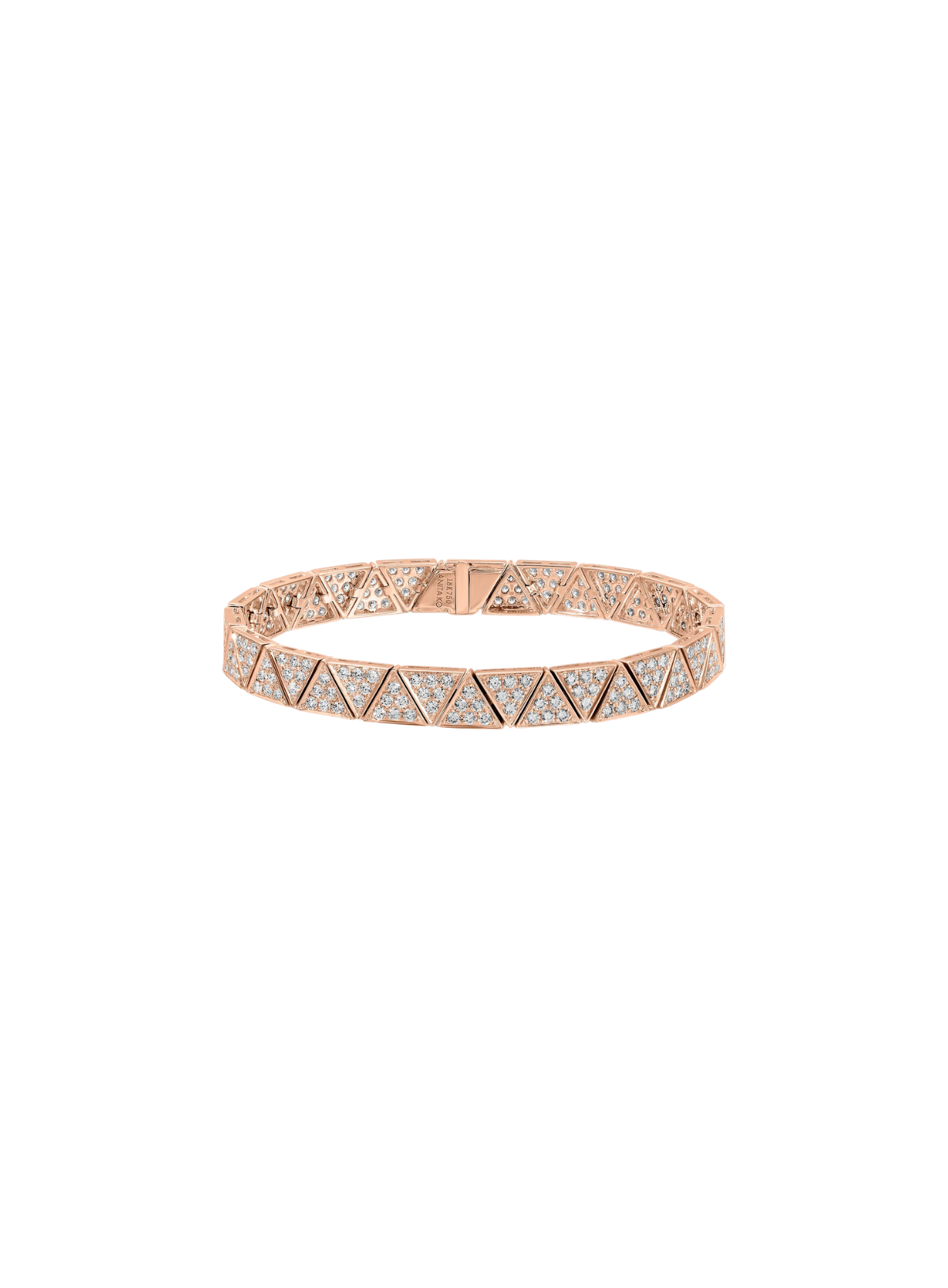 Wide Pavé Diamond Cleo Bracelet