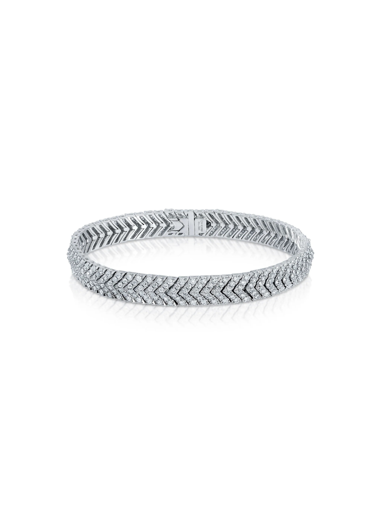 Pavé Diamond Zipper Bracelet