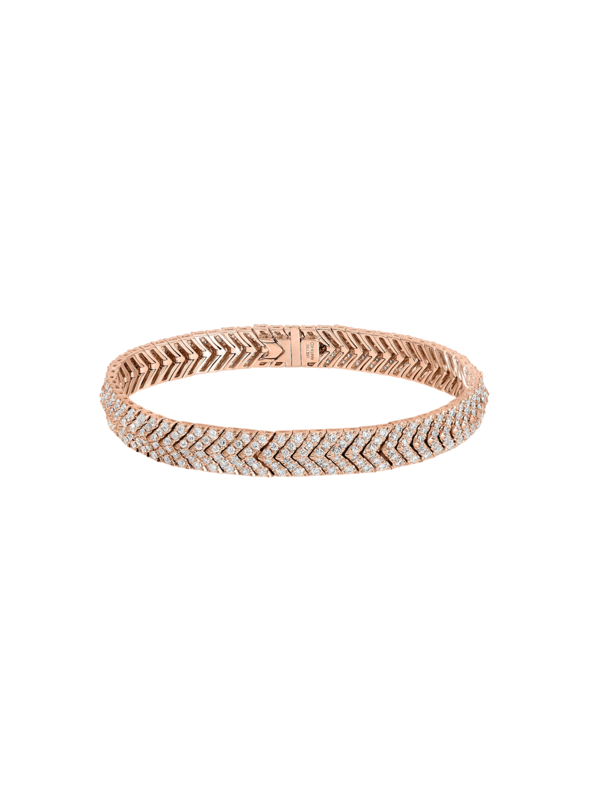 Pavé Diamond Zipper Bracelet