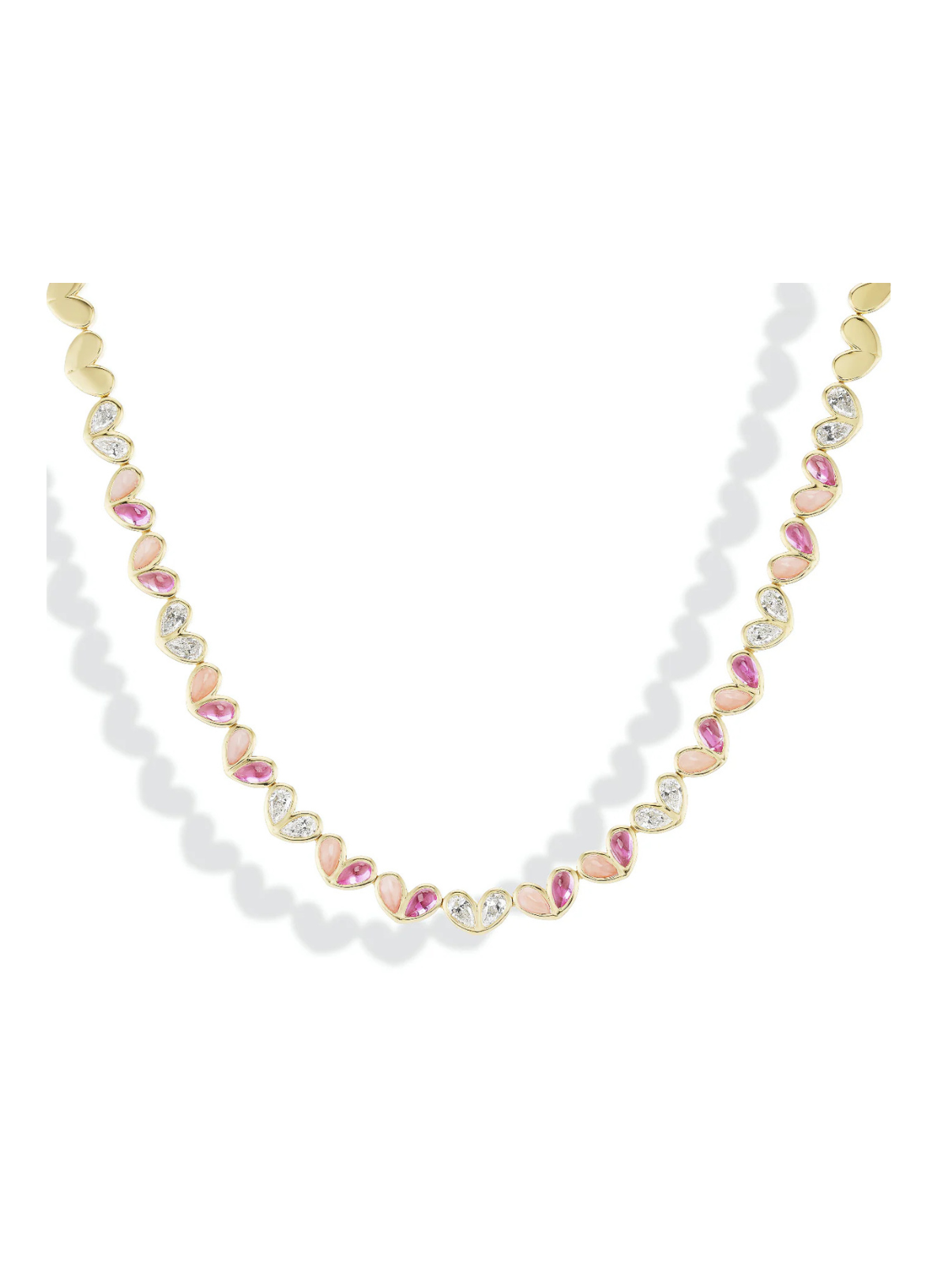 Sweetheart Tennis Necklace