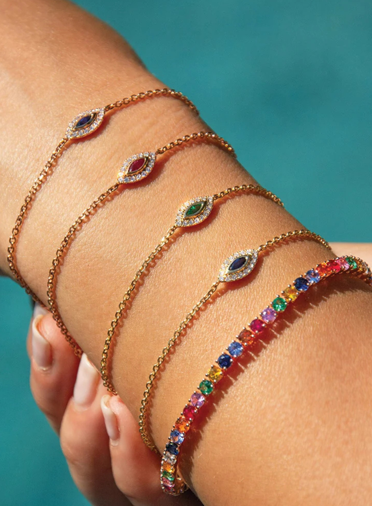Evil Eye Chain Bracelet