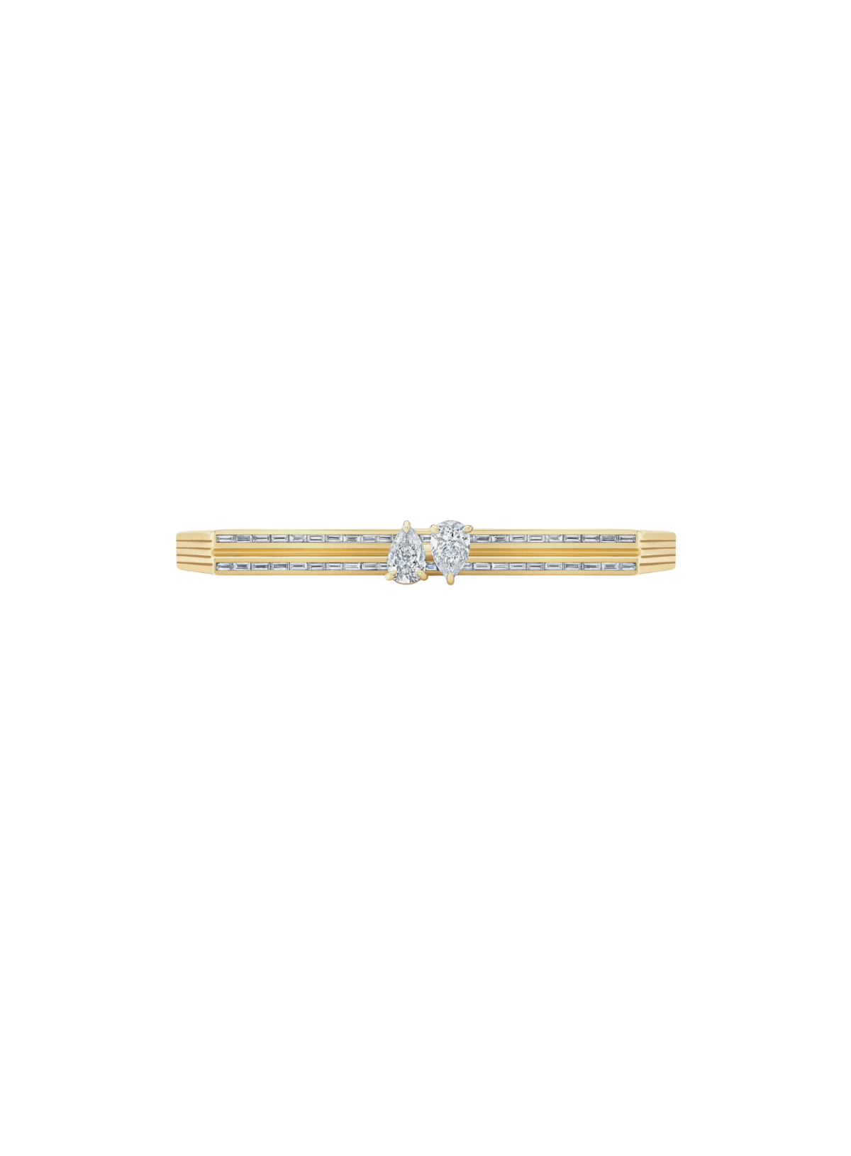 Blade Double Pear Bangle