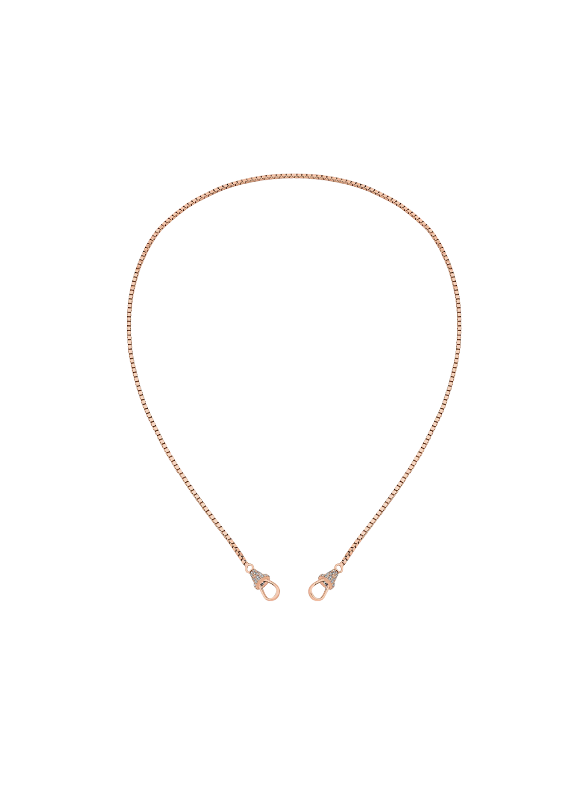Iridescent Chain Full Pave Clasp