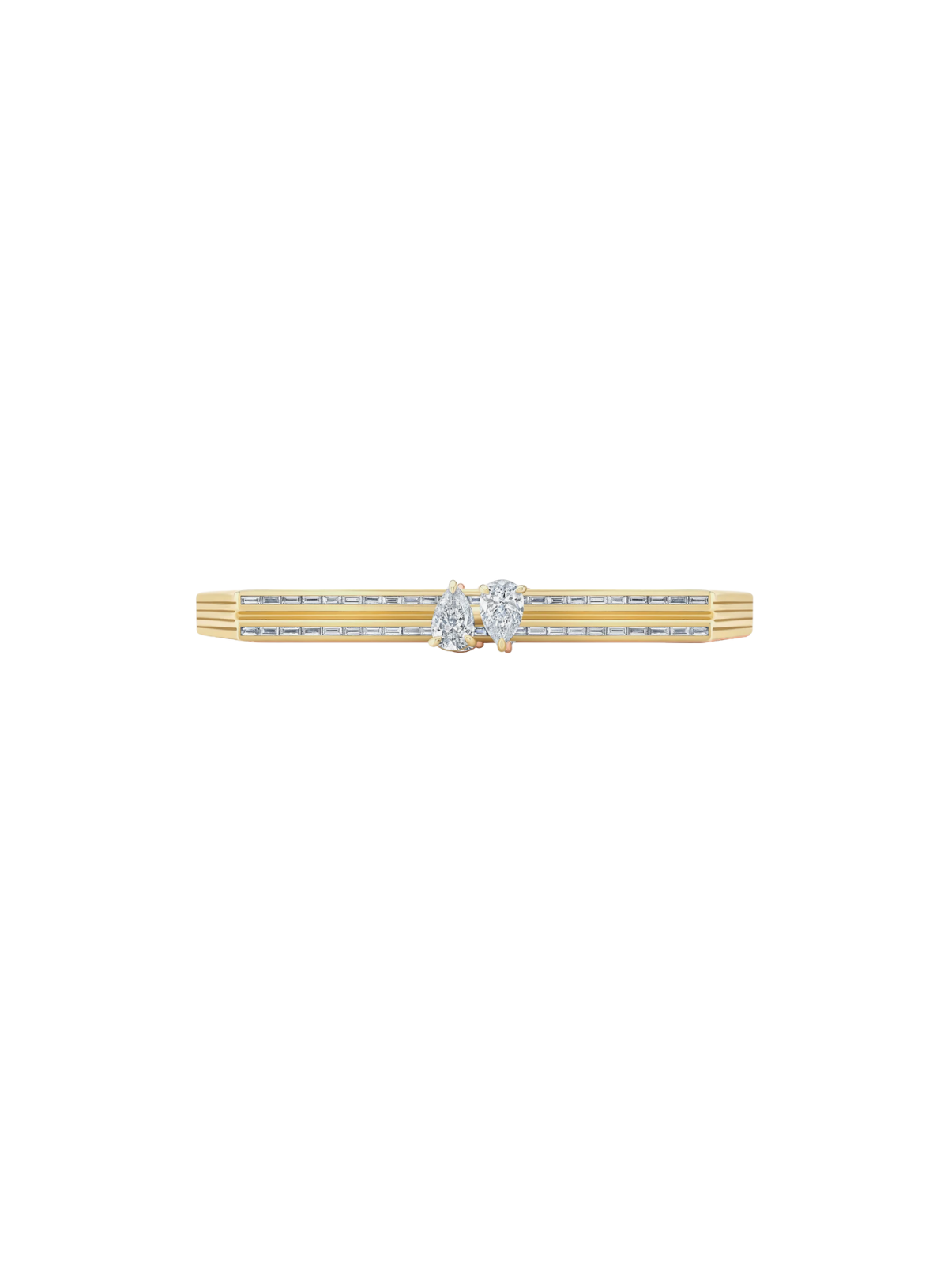 Blade Double Pear Bangle