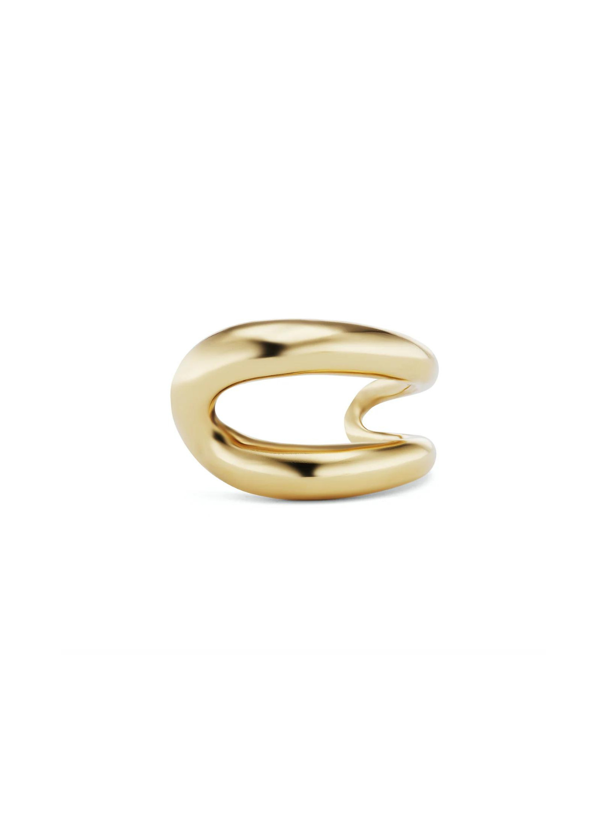Intertwin Ring 18K White Gold & Yellow Gold