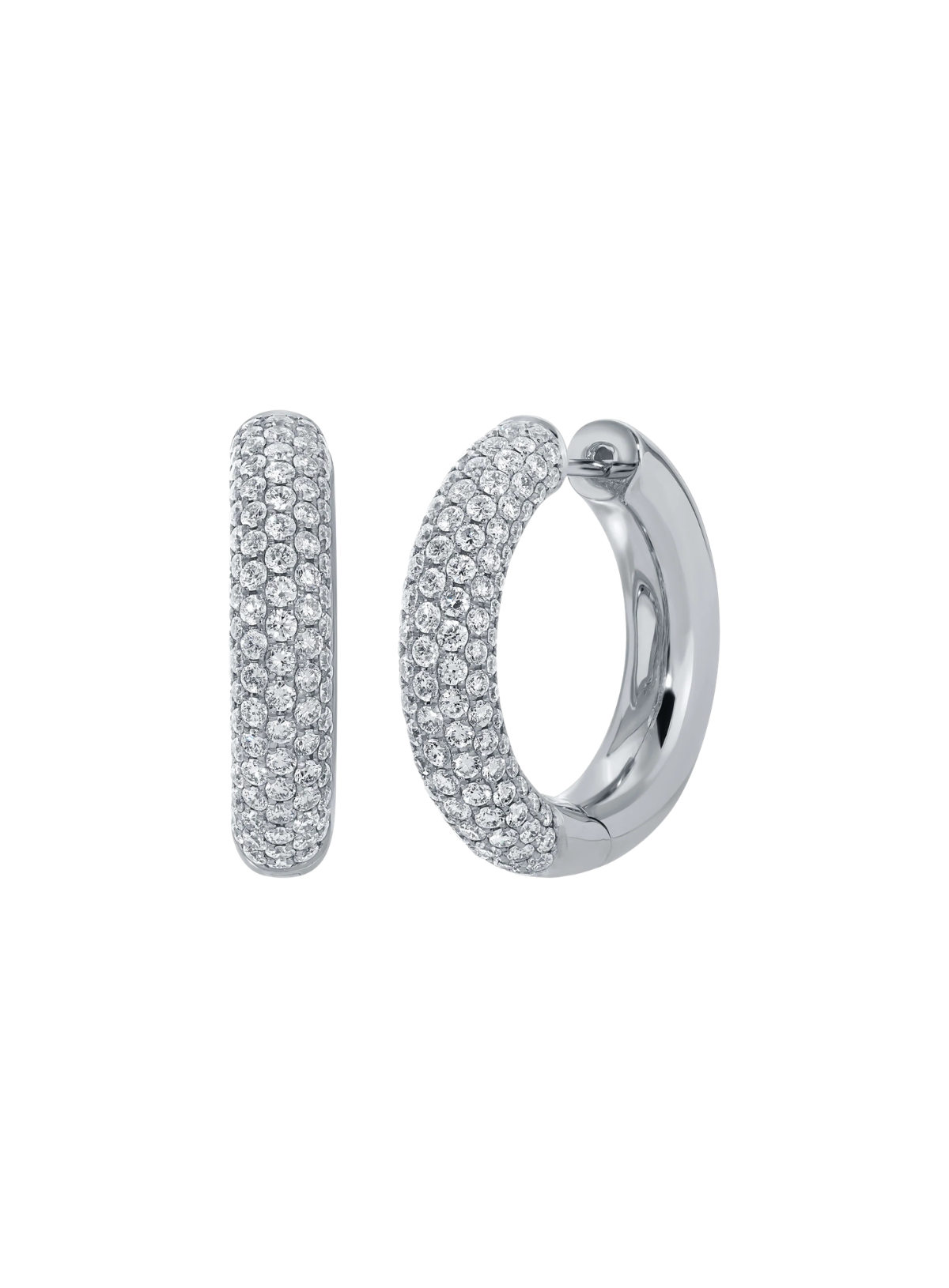 Diamond Cosmo Hoop Earrings