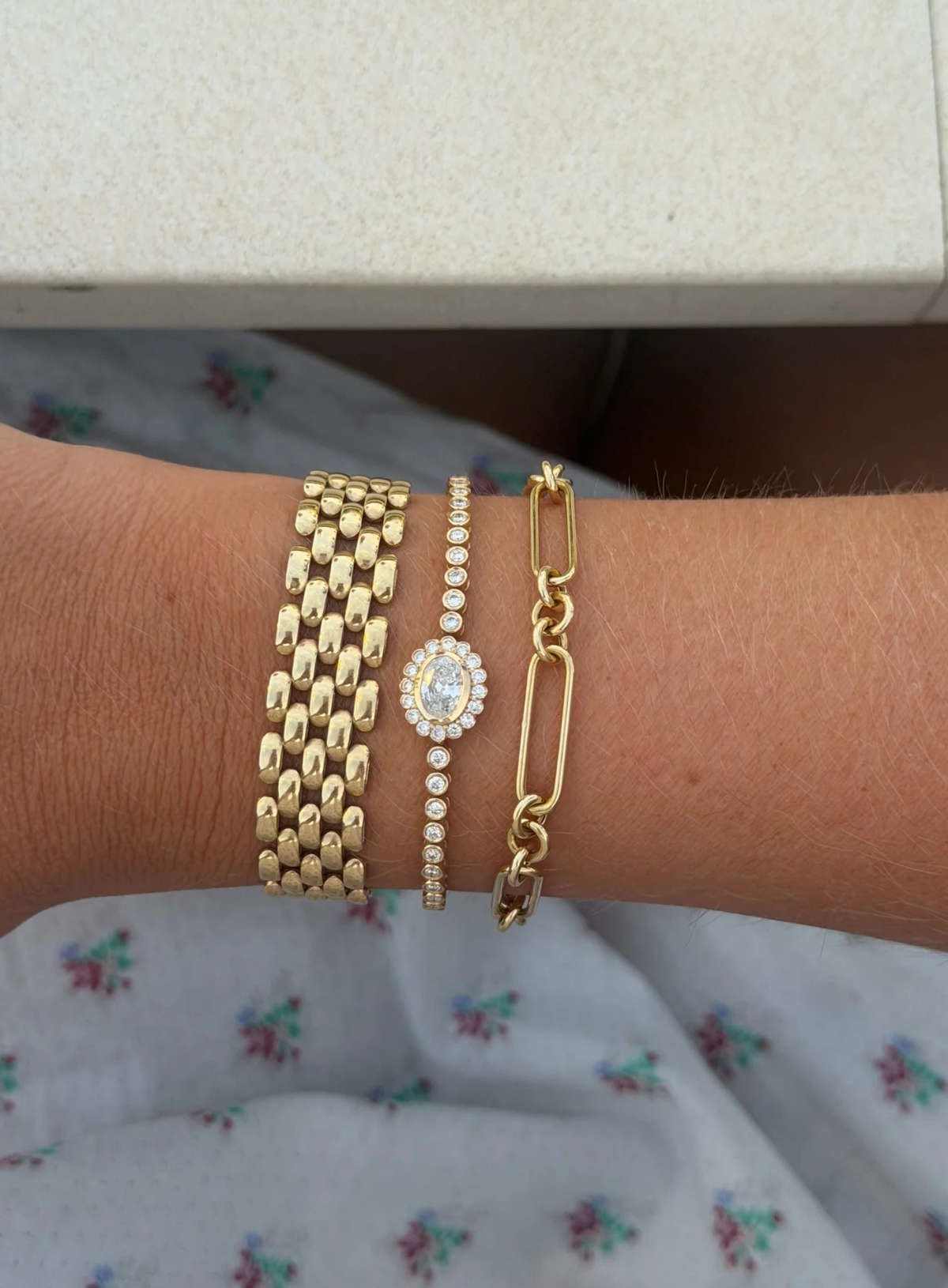Heirloom Bracelet in Snow