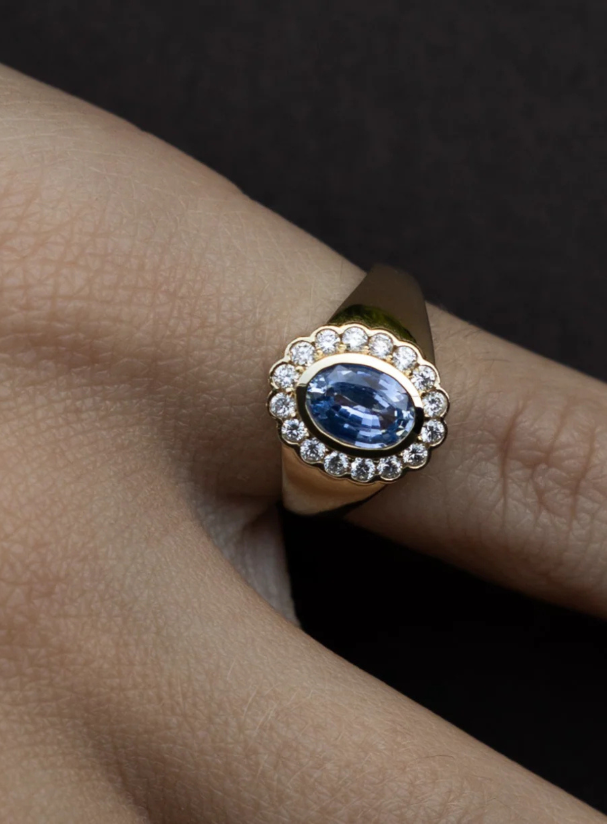Heirloom Signet in Ocean