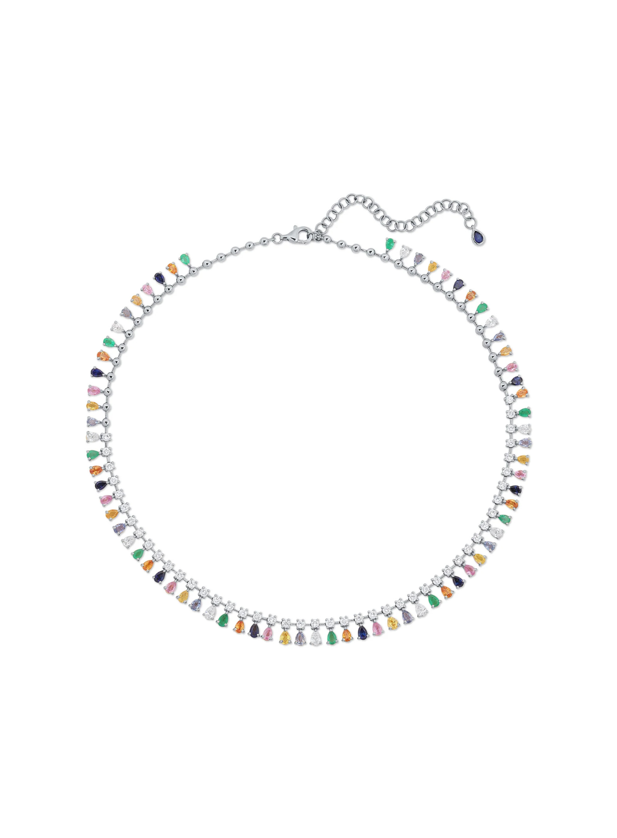 Diamond & Gemstone Shaker Choker