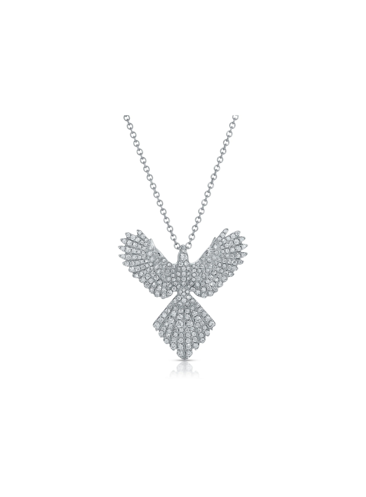 Diamond Phoenix Pendant