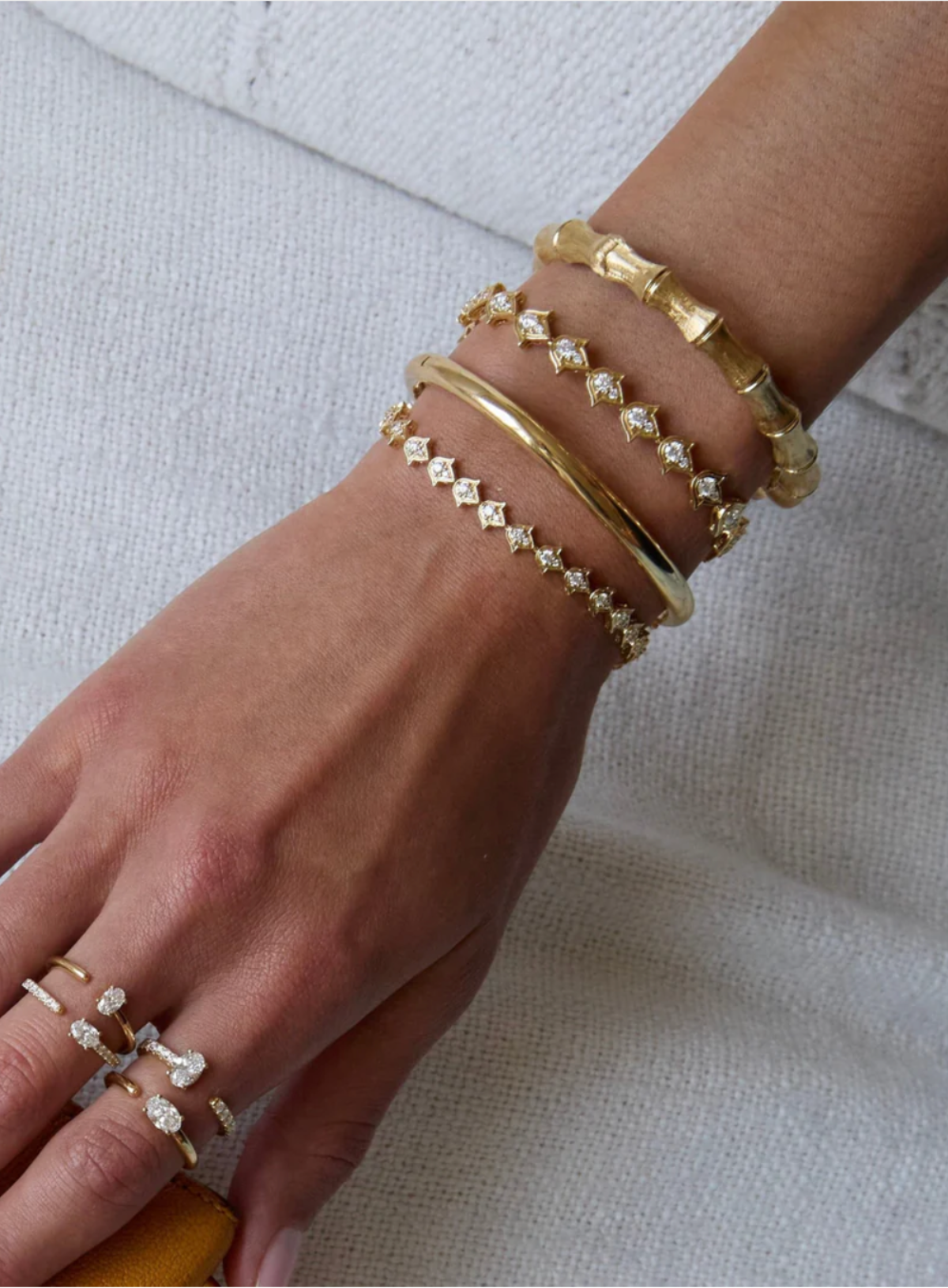 Diamond Tulip Bracelet