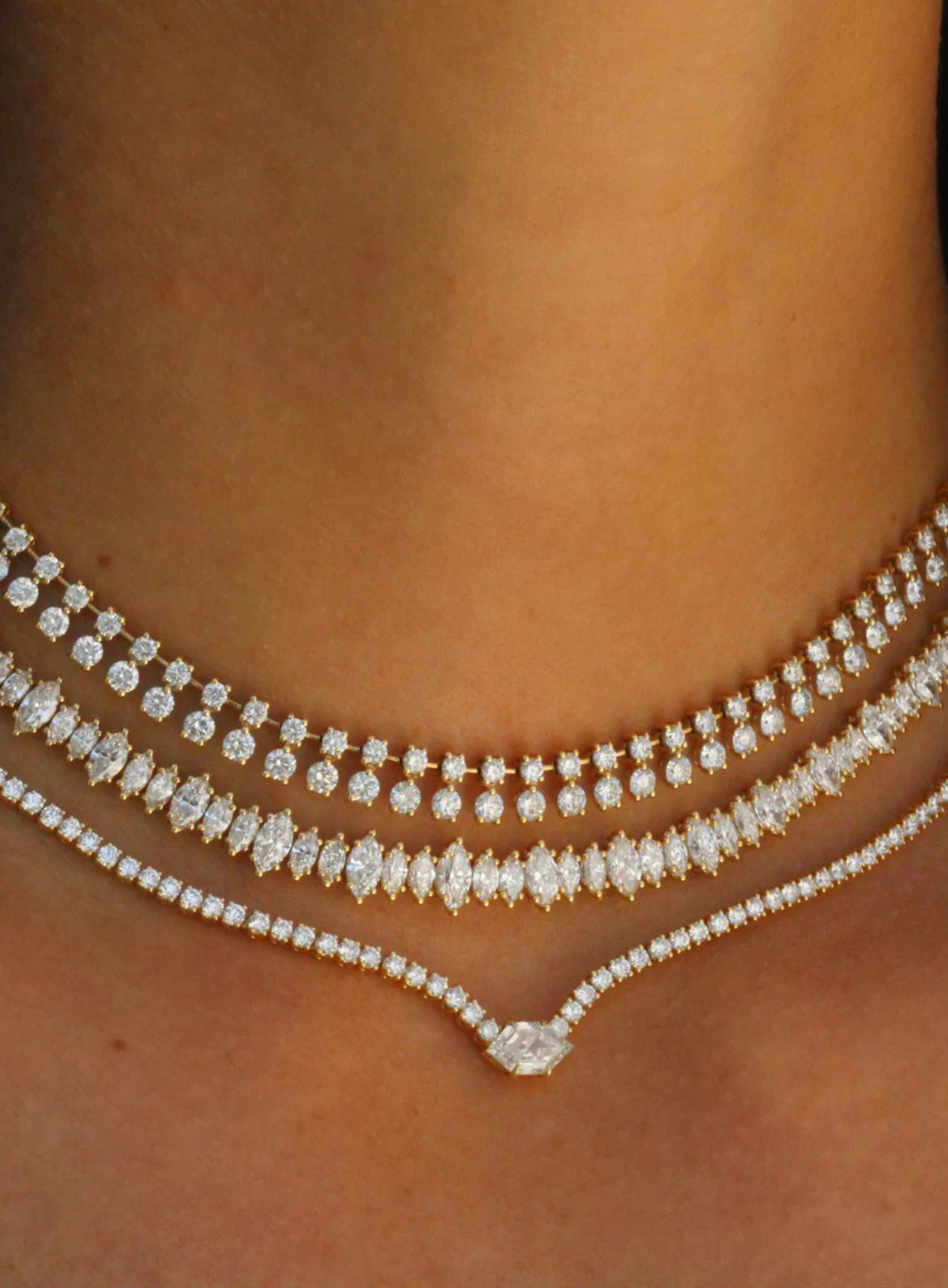 Marquise Diamond Choker