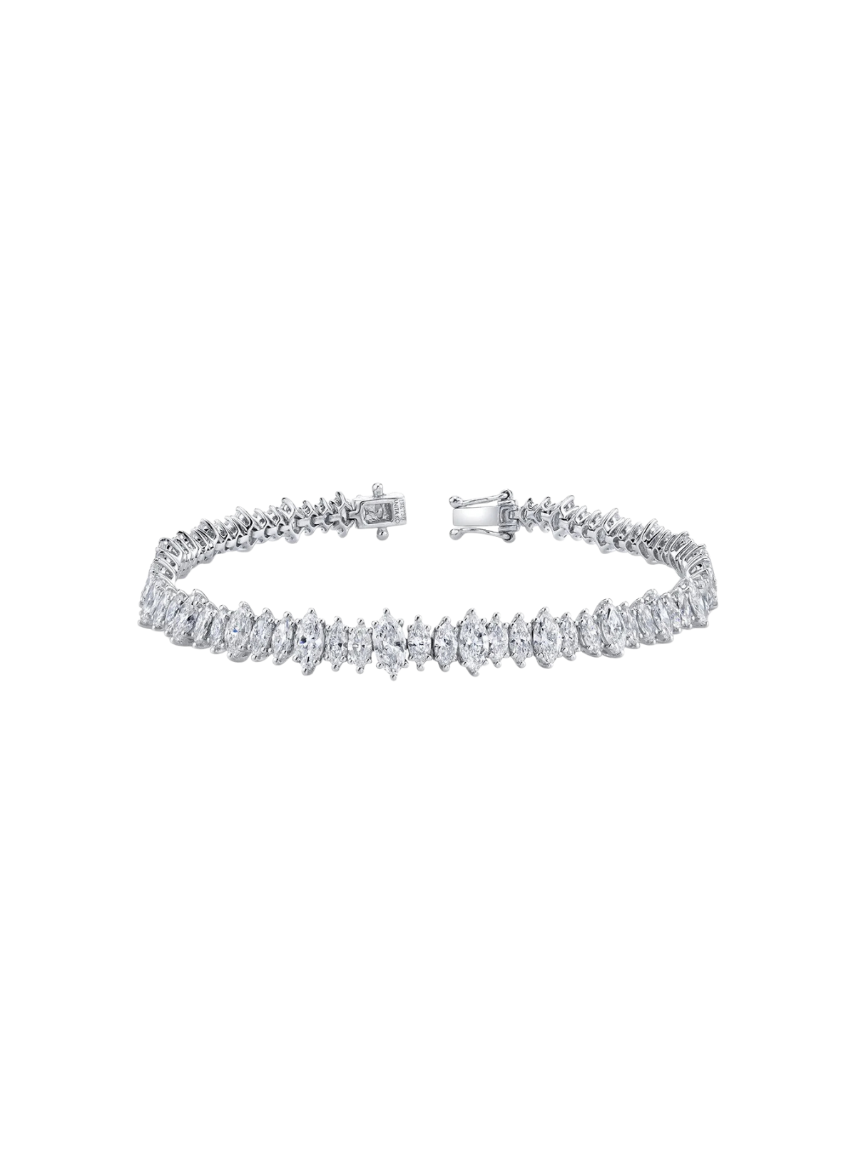 Marquise Diamond Tennis Bracelet