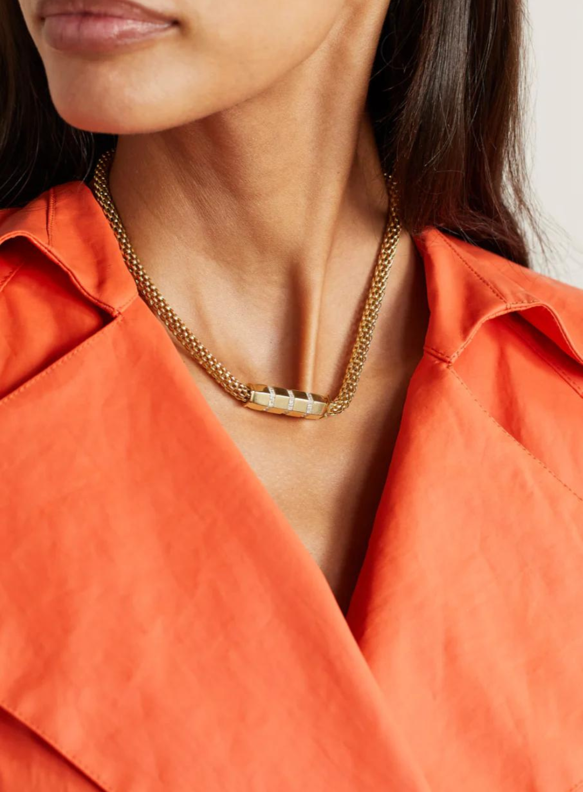 Stella Bar Necklace - Ruby