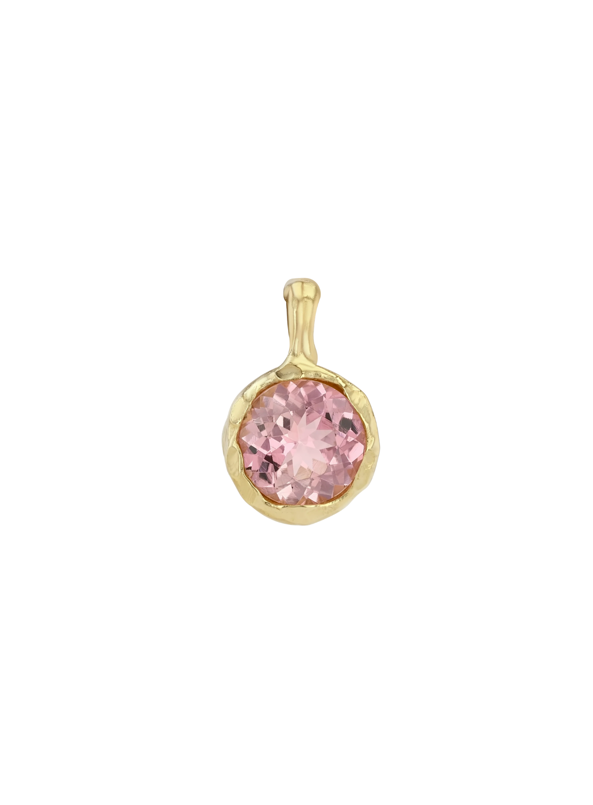 Golden Hour Charm in Baby Pink Tourmaline
