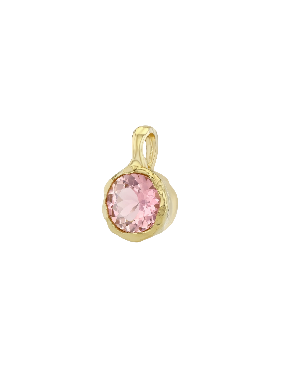 Golden Hour Charm in Baby Pink Tourmaline