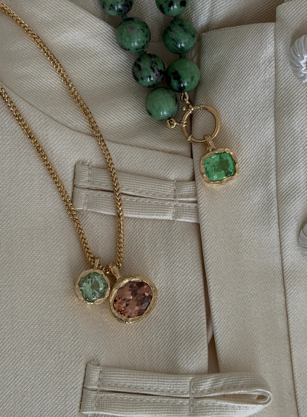 Golden Hour Charm in Bronze Zircon