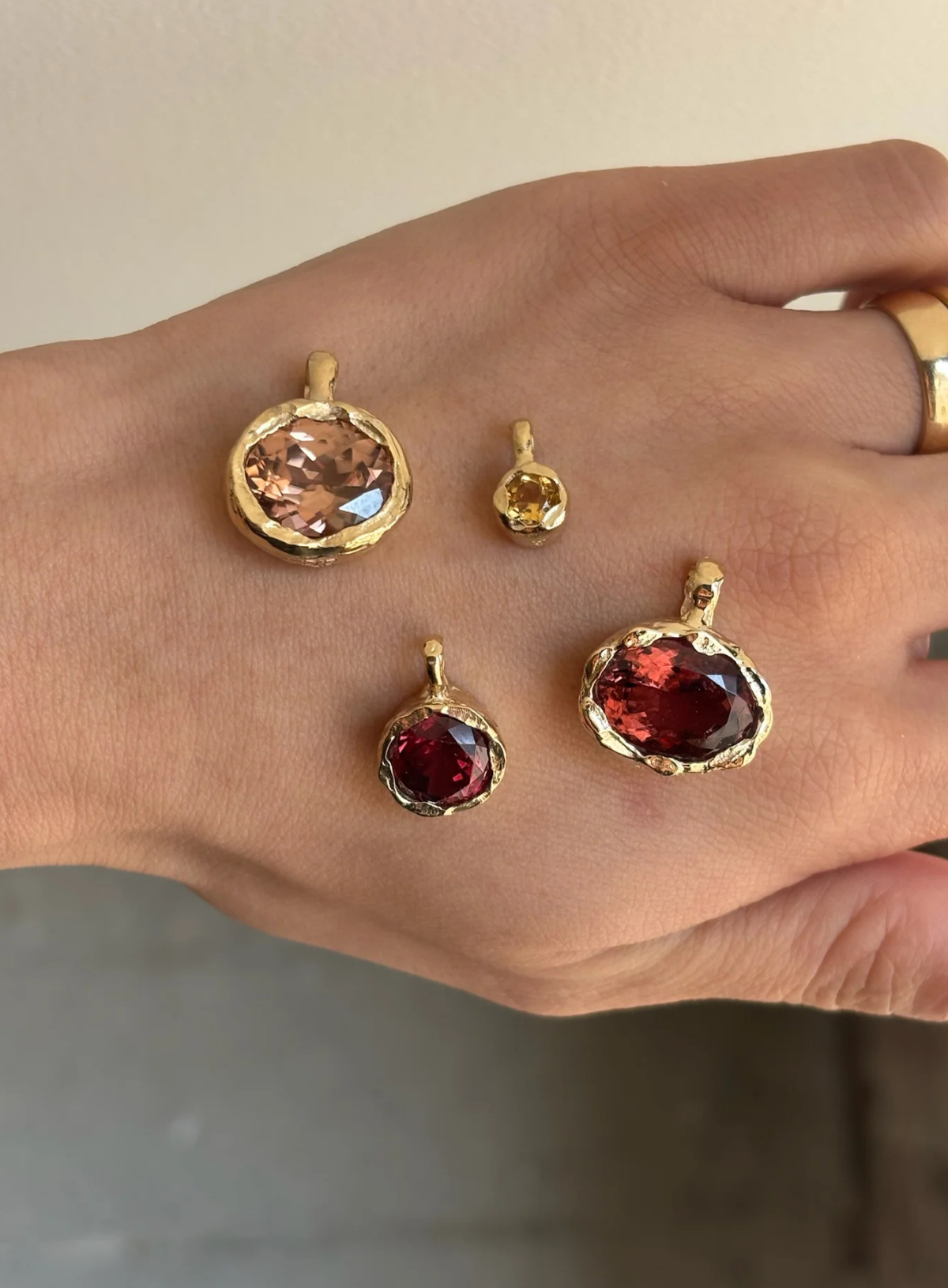 Golden Hour Charm in Bronze Zircon