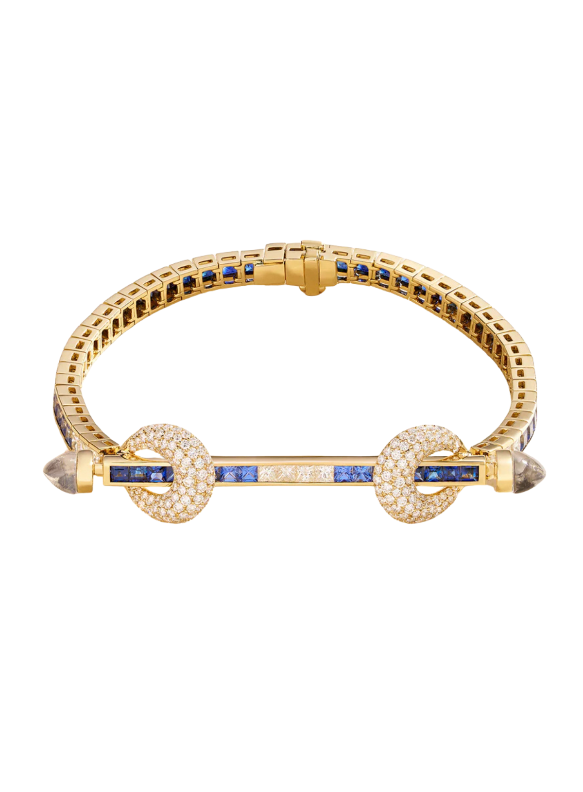 Chakra Tennis Bracelet Diamond & Sapphire