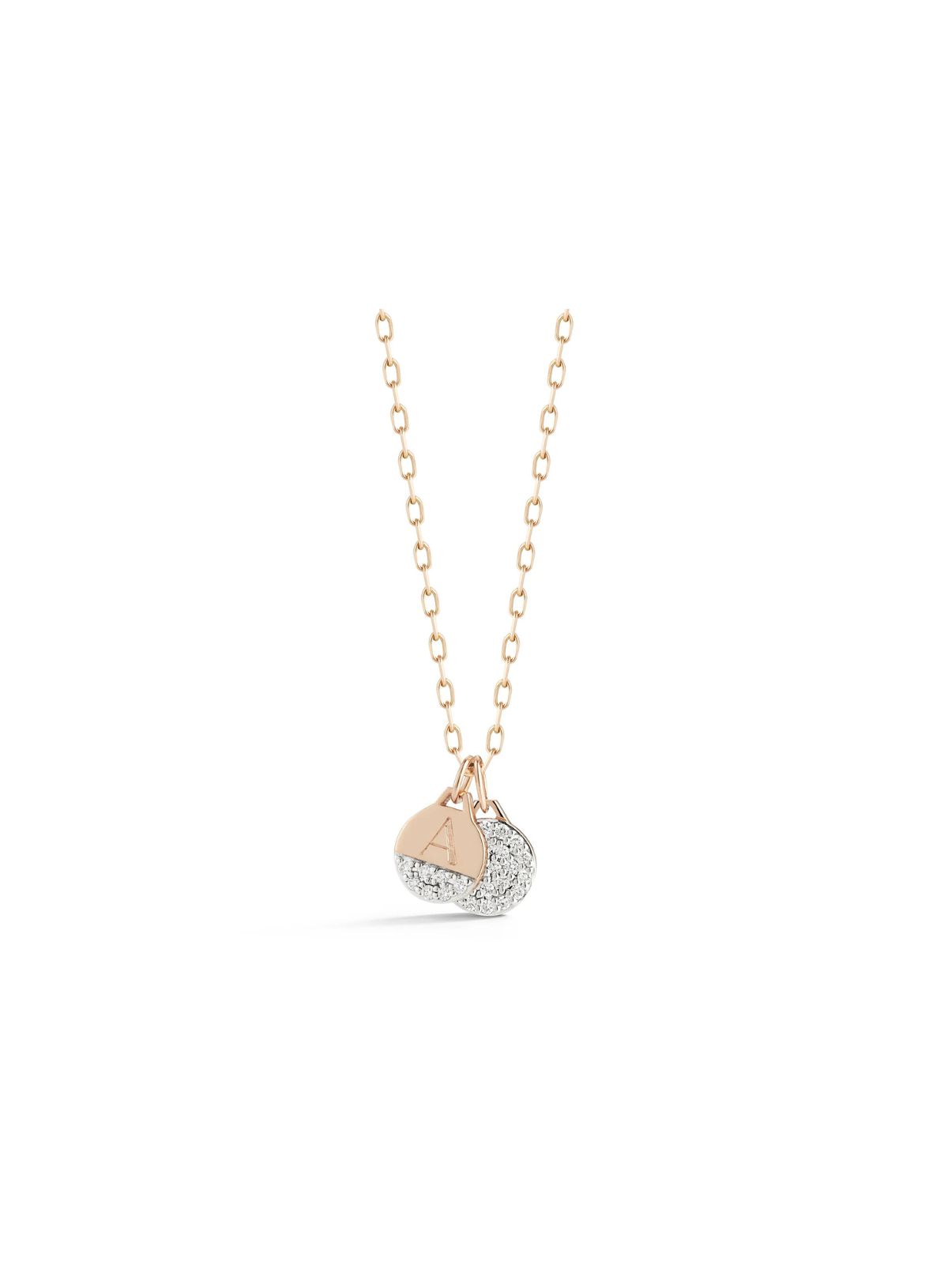 Dora 18K Gold All-Diamond Mini Disc