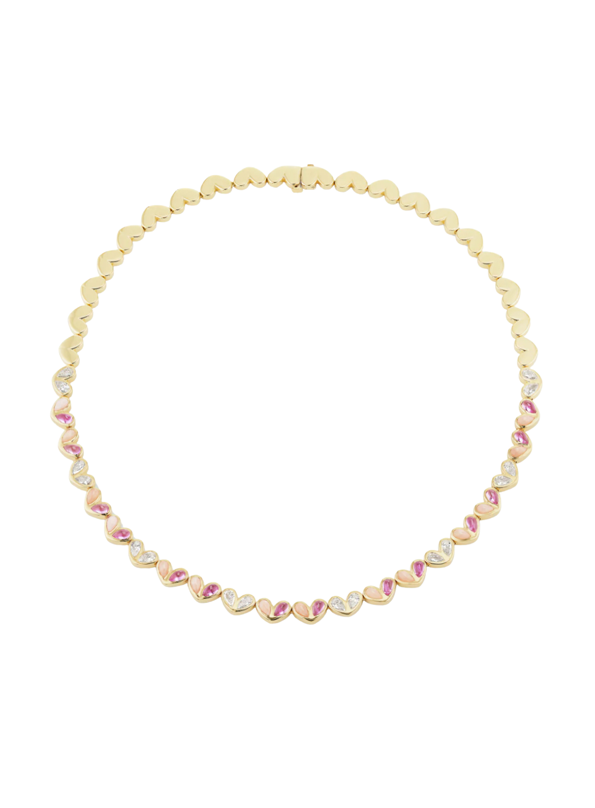 Sweetheart Tennis Necklace