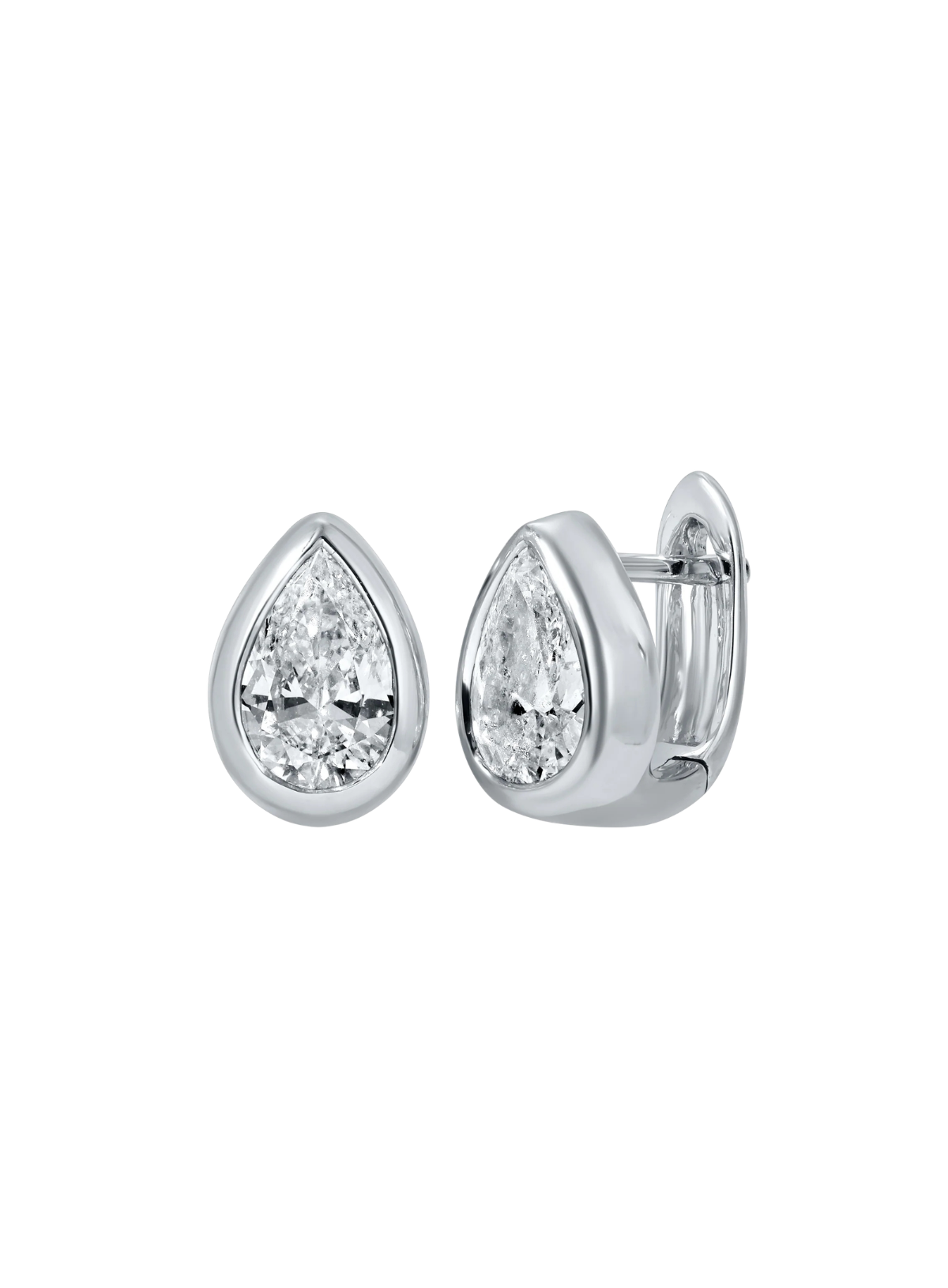 Seraphina Pear Diamond Studs