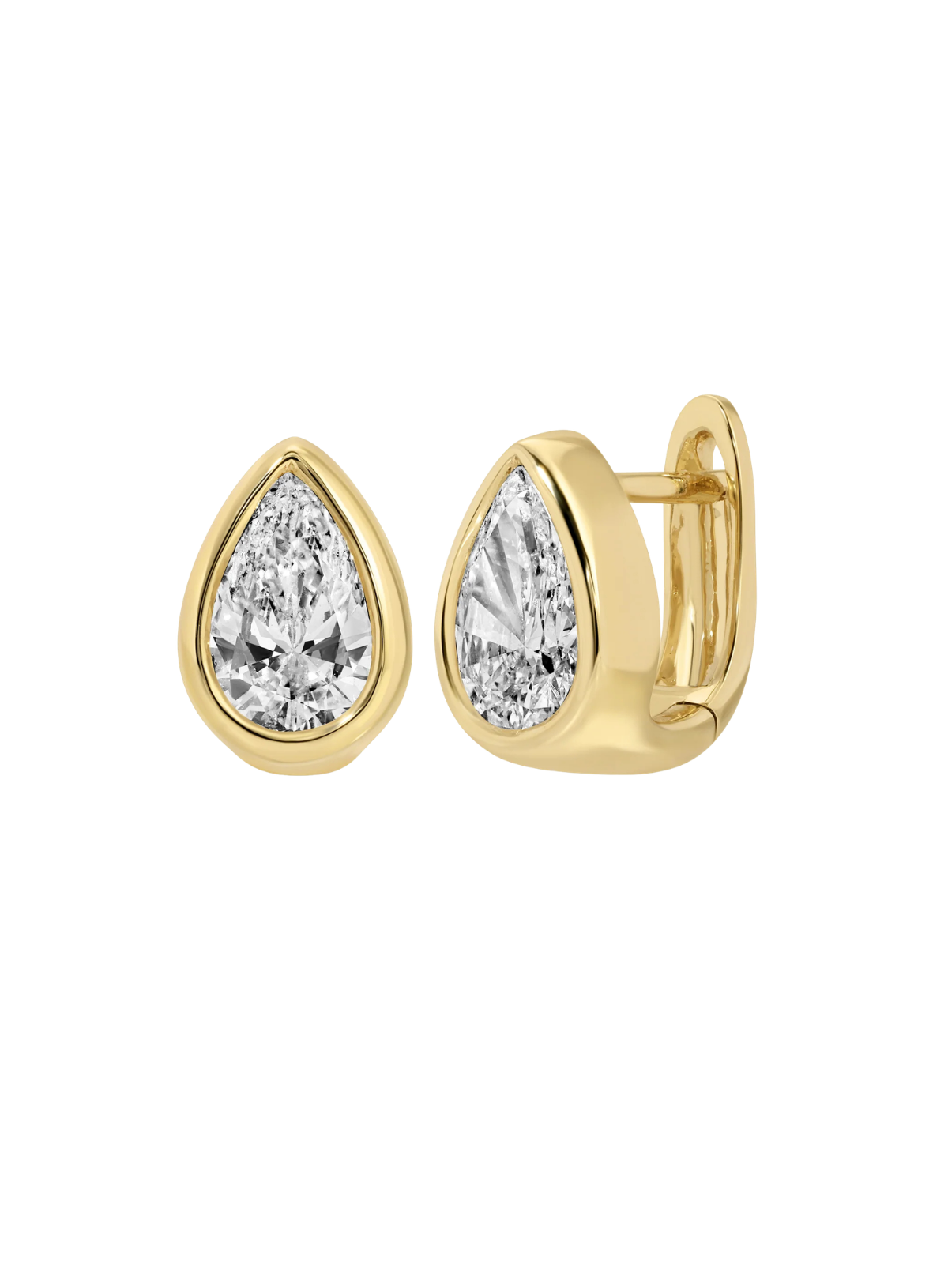 Seraphina Pear Diamond Studs