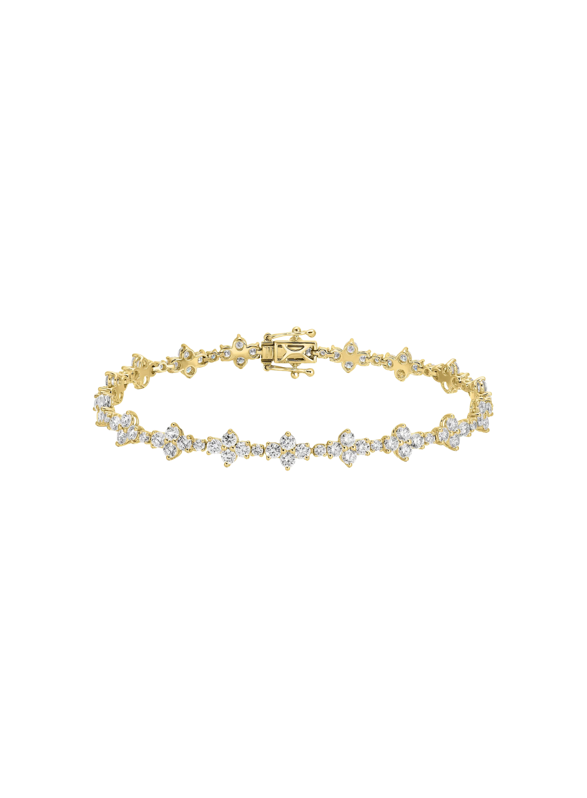Triangle Eternity Diamond Bracelet