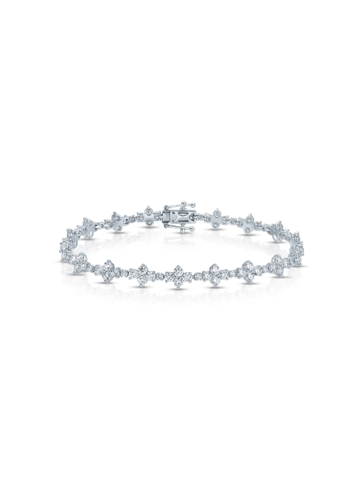 Triangle Eternity Diamond Bracelet