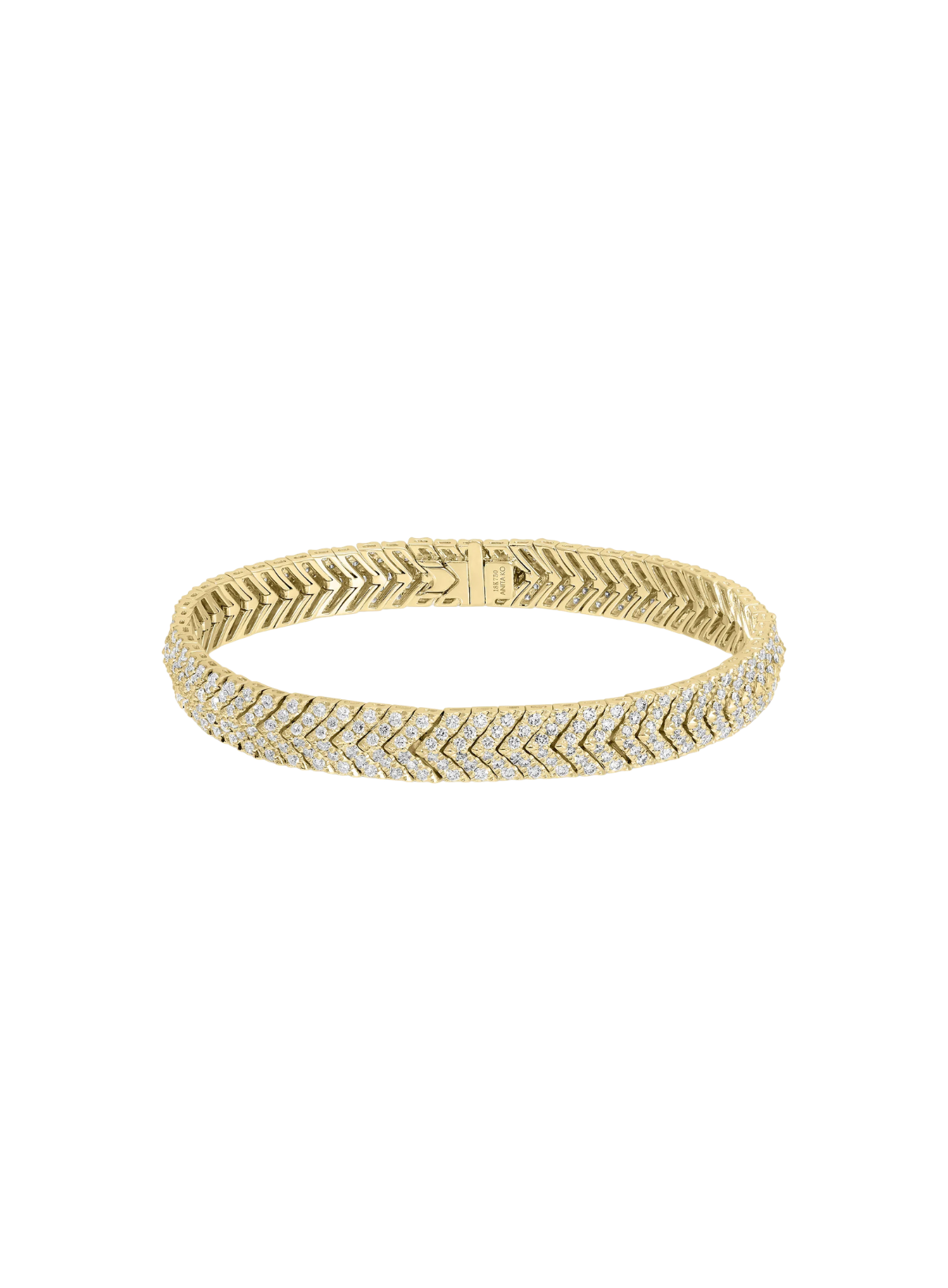 Pavé Diamond Zipper Bracelet