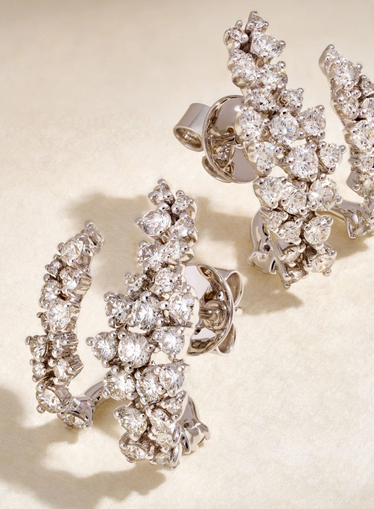 Scatter Wrap Diamond Earrings