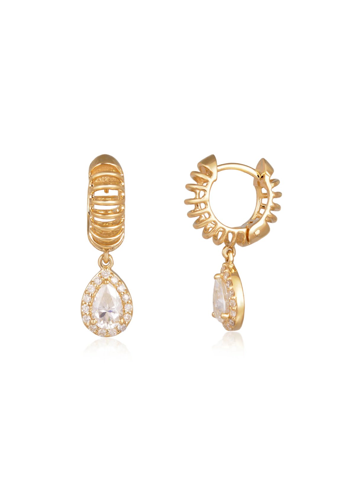 Hala Diamond Cage Hoops