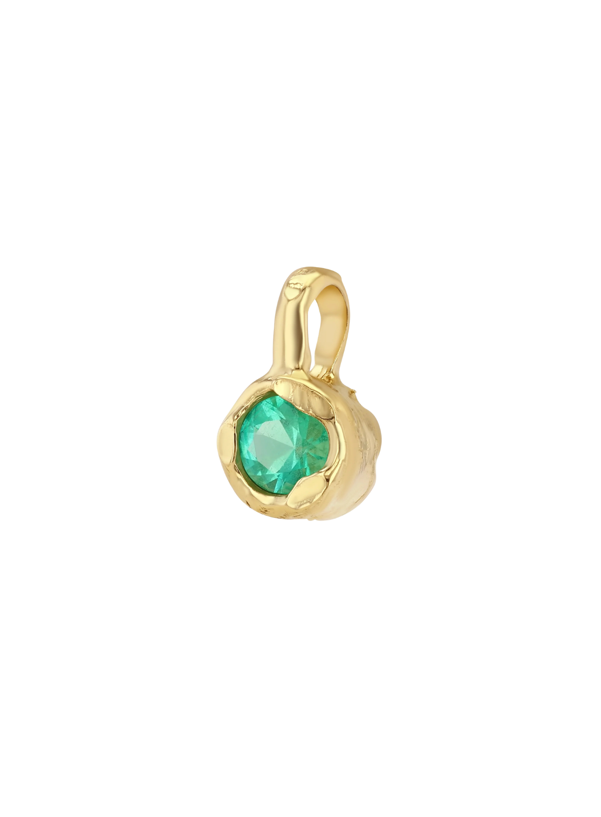 Mini Golden Hour Charm Emerald