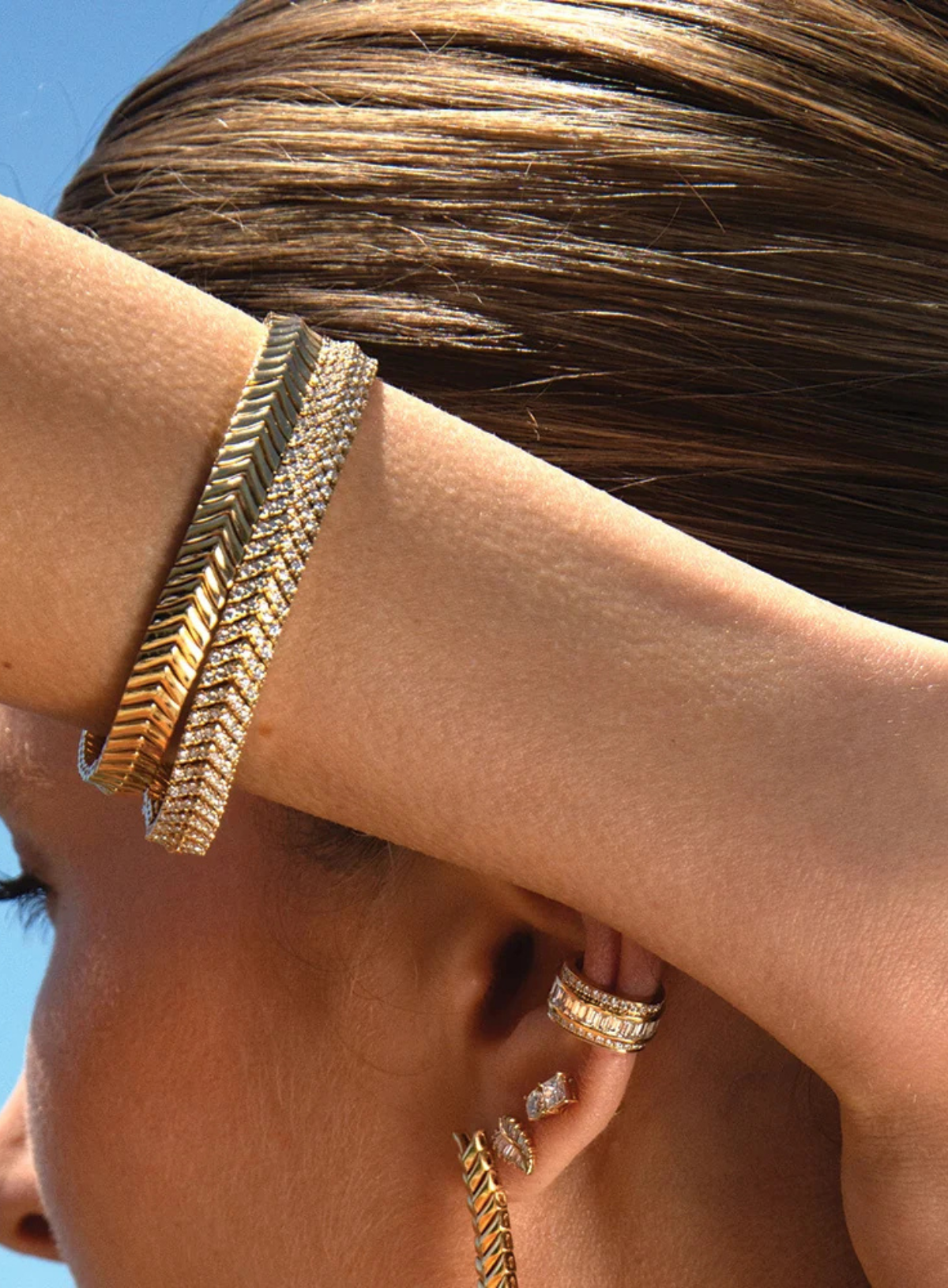 Pavé Diamond Zipper Bracelet