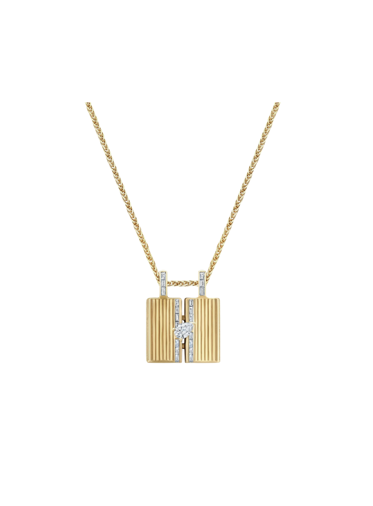 Mini Blade Pear Pendant