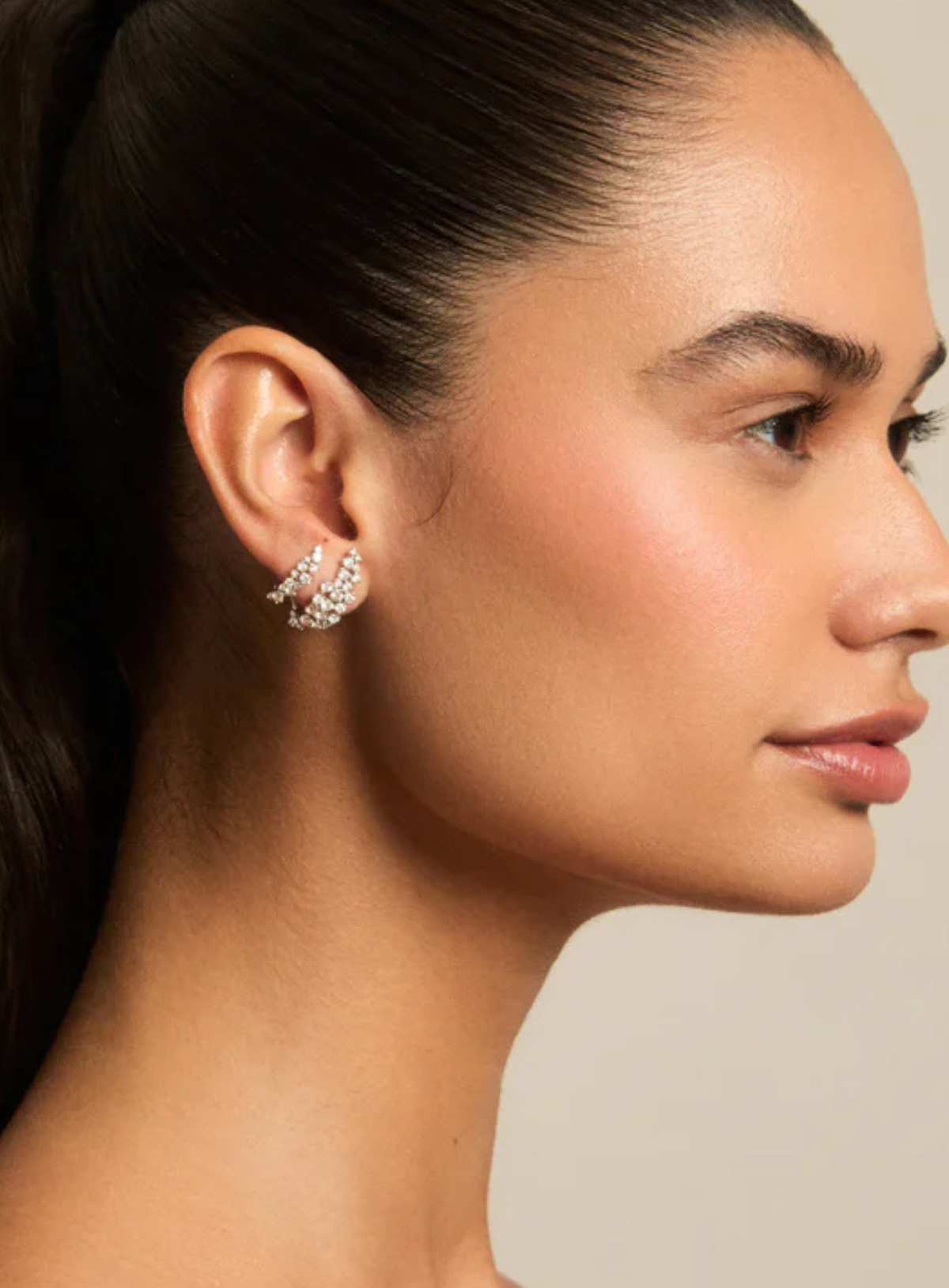 Scatter Wrap Diamond Earrings