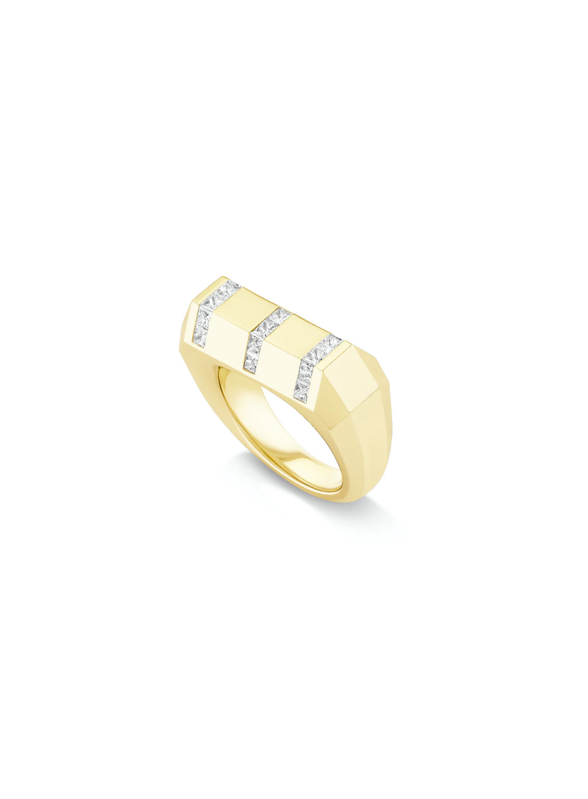Stella Bar Ring Yellow Gold