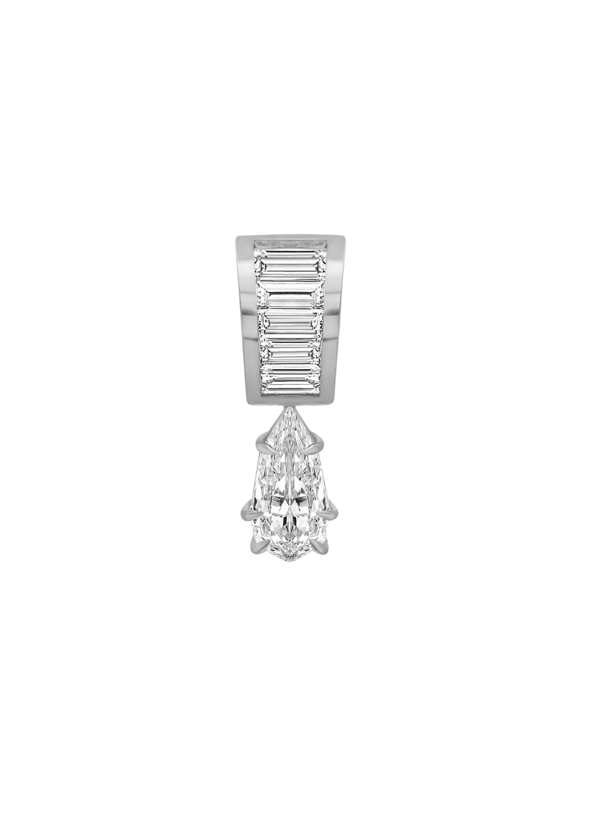 Rêve Step Pear & Baguettes Clasp