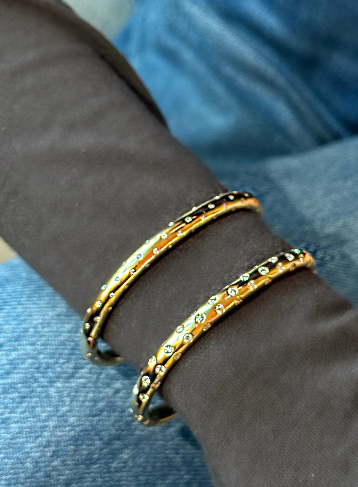 Cosmo Orion Luxe Diamond Oval Bangle